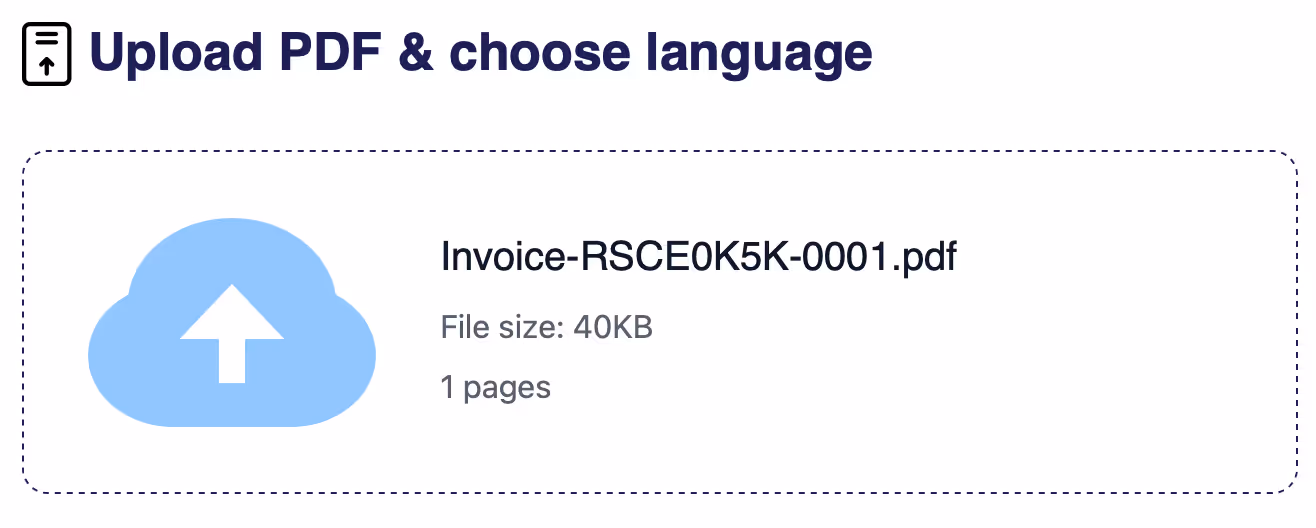 Upload a document in Braiv