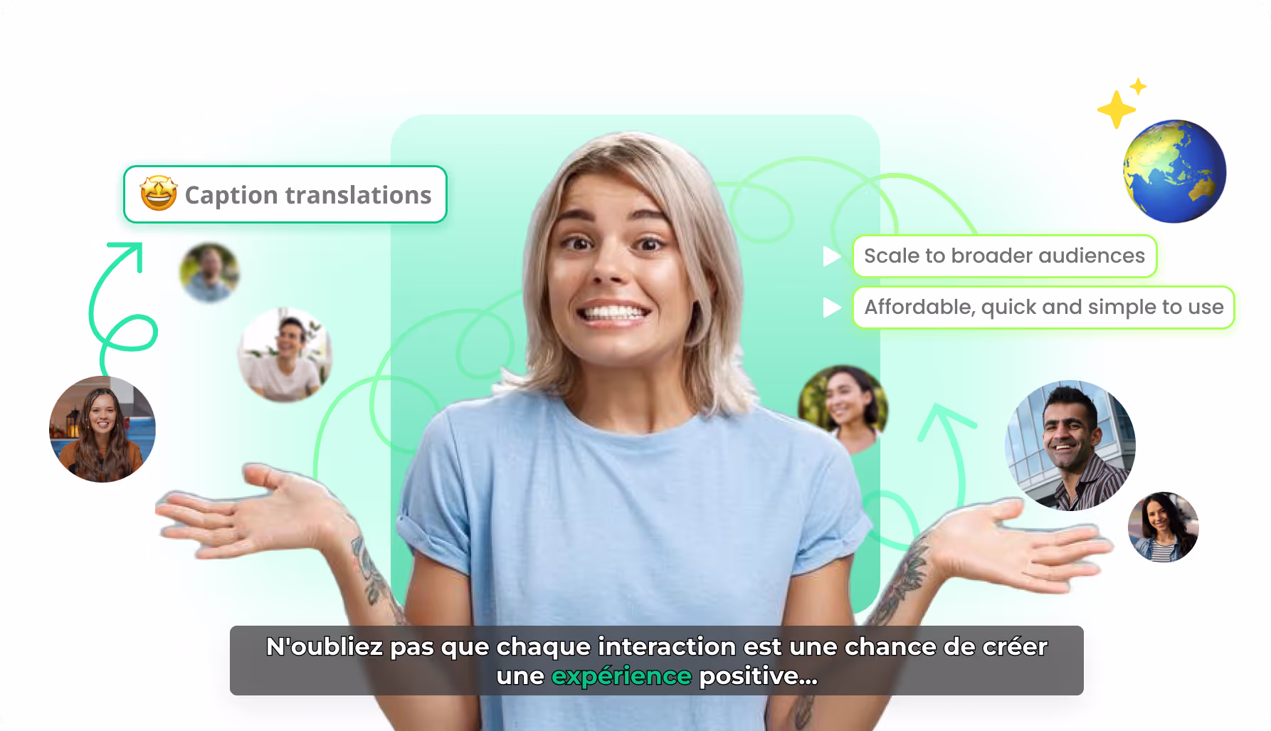 AI Caption Translations