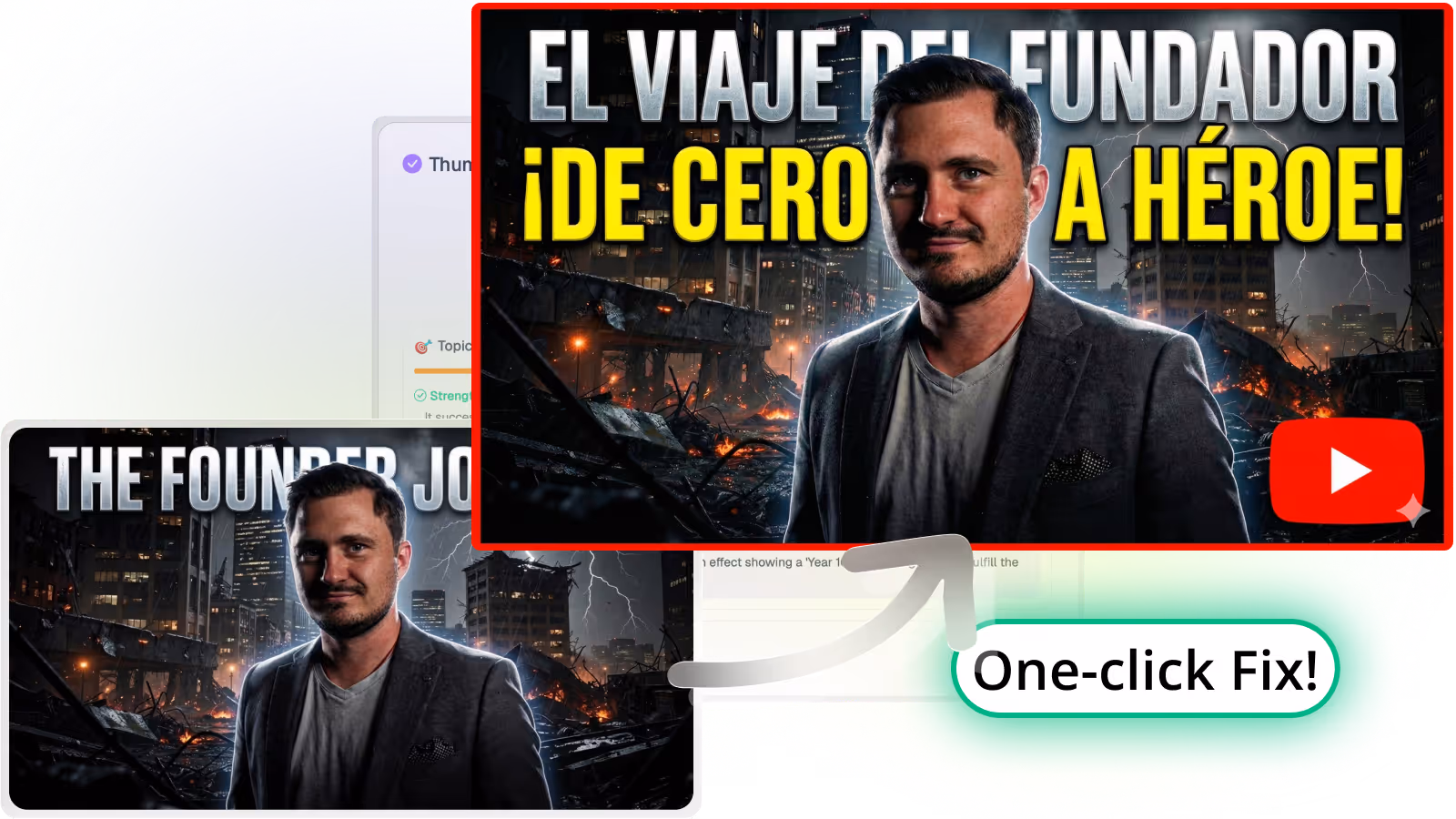 One-click thumbnail optimization