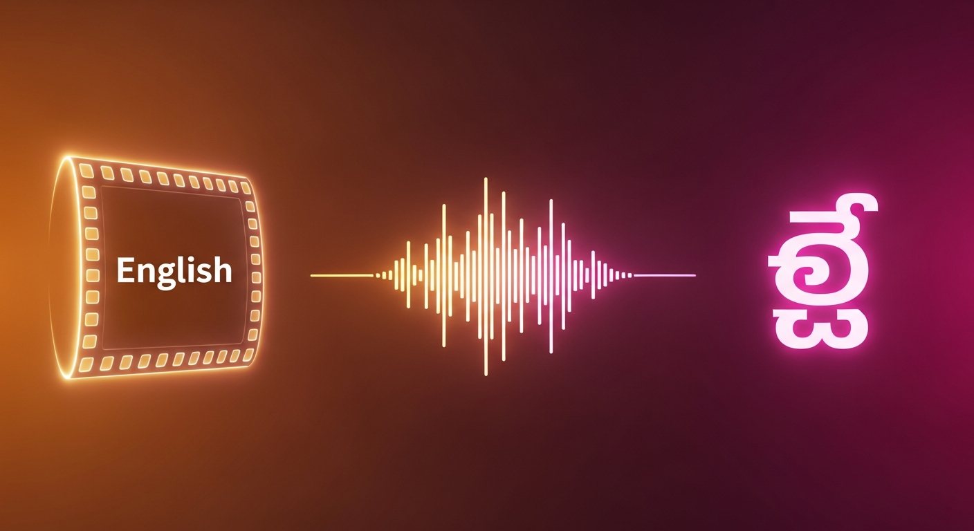Dub English Video to Telugu Free: The 2026 AI Guide for Creators